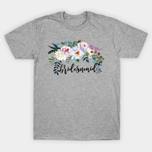 Bridesmaid T-Shirt by gatherandgrace